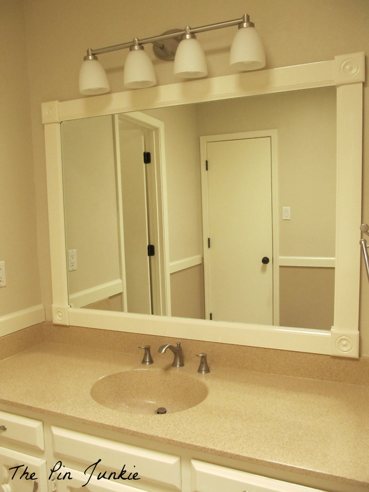 Large Bathroom Mirror
 How to Frame a Bathroom Mirror