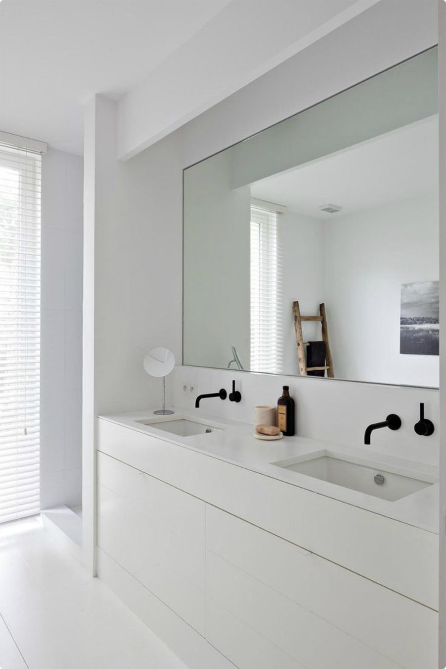 Large Bathroom Mirror
 Big Bathroom Mirror Trend in Real Interiors