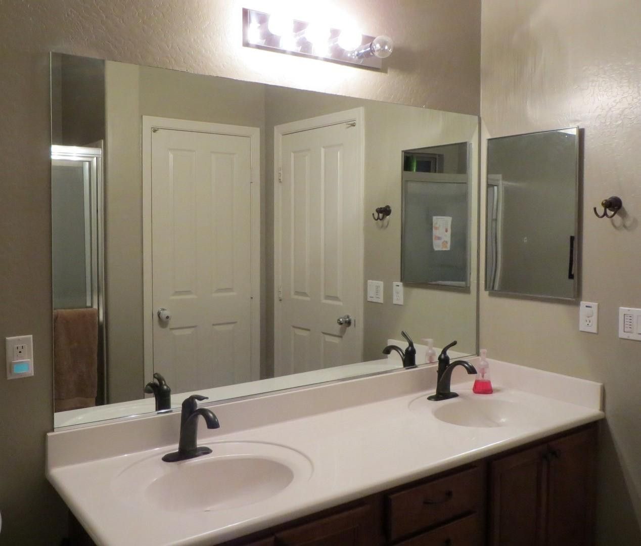 Large Bathroom Mirror
 20 Ideas of Mirrors for Bathroom Walls