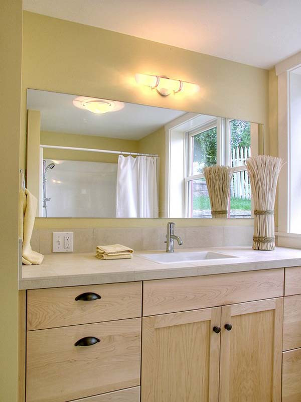 Large Bathroom Mirror
 Frameless Bathroom Mirrors for Contemporary Style