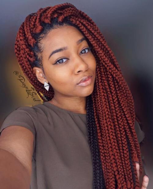 Large Box Braids Hairstyles
 40 Best Big Box Braids Hairstyles