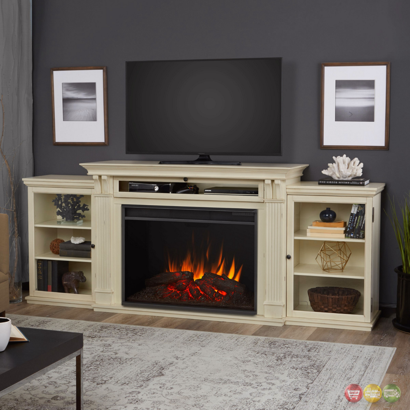 Large Electric Fireplace Entertainment Center
 Tracey Grand Entertainment Center Electric Fireplace In