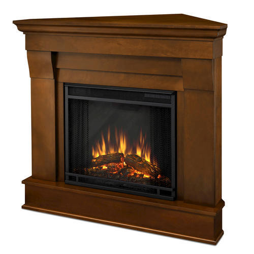 Large Electric Fireplace Entertainment Center
 Real Flame 41" Chateau Corner Electric Fireplace