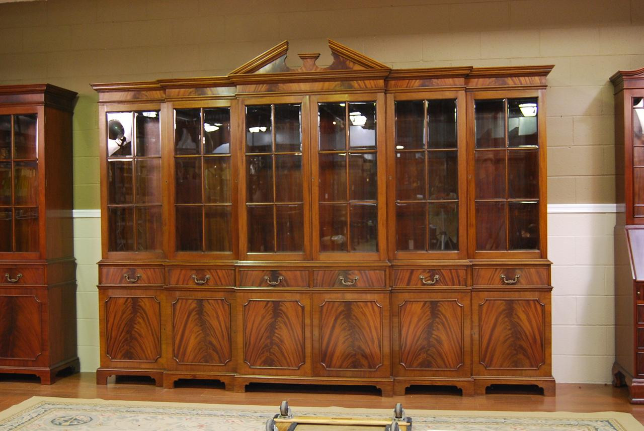 Large Kitchen Cabinets
 Mahogany China Cabinet Six Door Breakfront