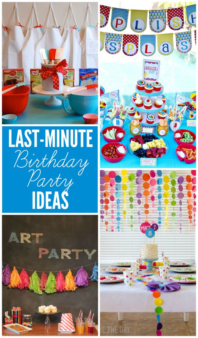 Last Minute Birthday Gift Ideas
 Last Minute Party Ideas Design Dazzle