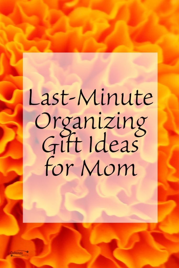 Last Minute Birthday Gifts For Mom
 Last Minute Organizing Gift Ideas for Mom