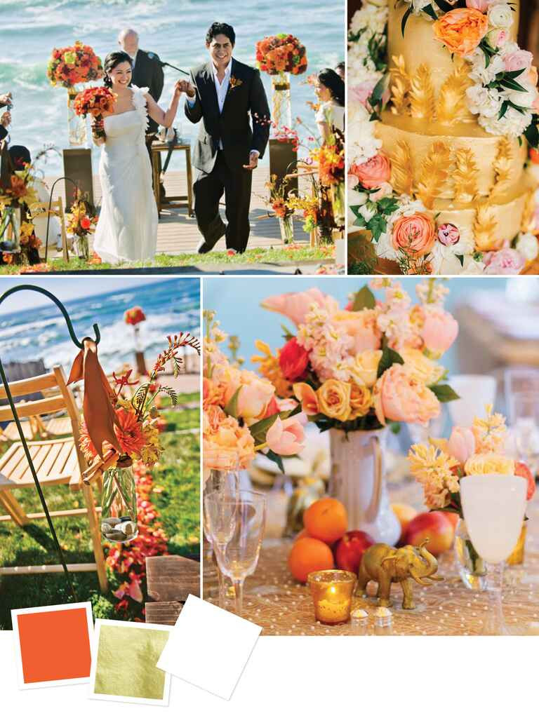 Late Summer Wedding Colors
 Beach Wedding Color Palettes We Love