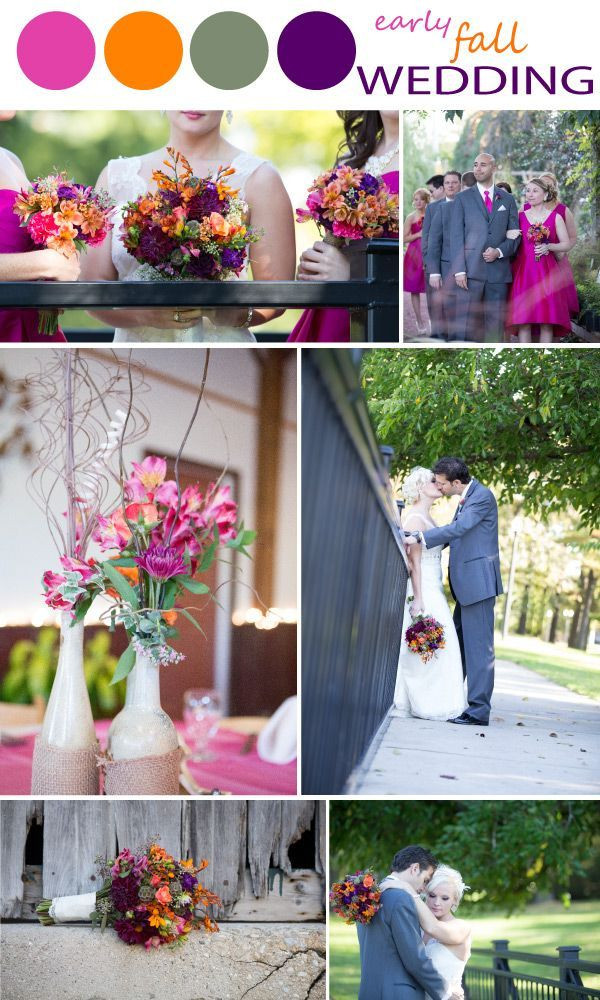 Late Summer Wedding Colors
 Image result for wedding colors late summer early fall