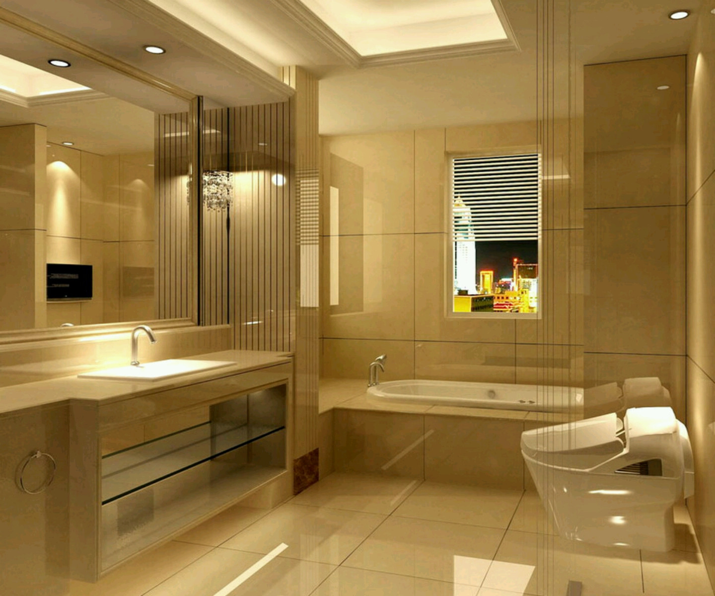 Latest Bathroom Designs
 Modern bathrooms setting ideas Furniture Gallery