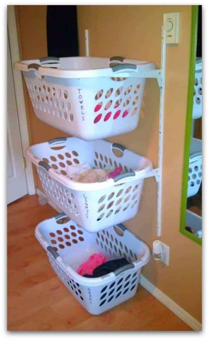 Laundry Organizer DIY
 Home Organizing Ideas Can We Ever Get Enough of Them