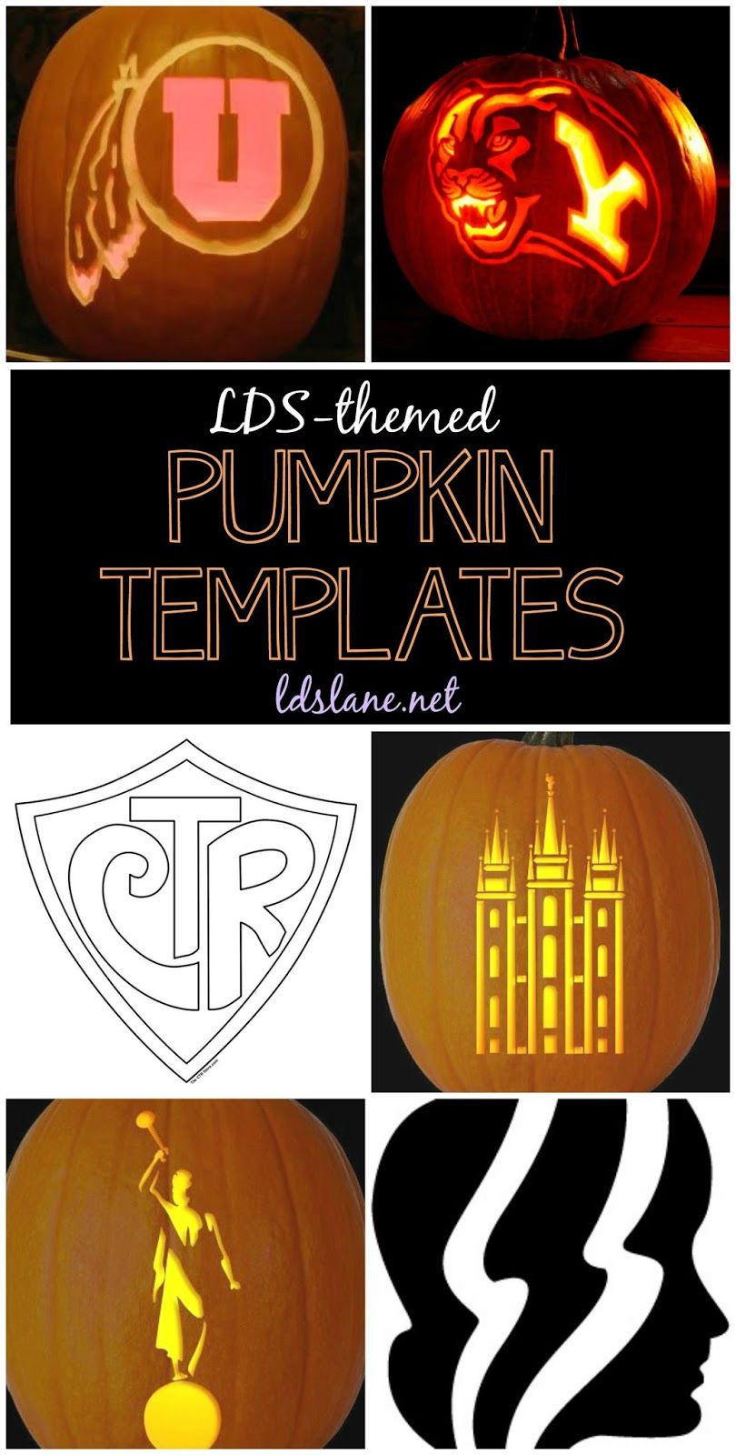 Lds Halloween Party Ideas
 Free LDS Themed Pumpkin Templates at ldslane