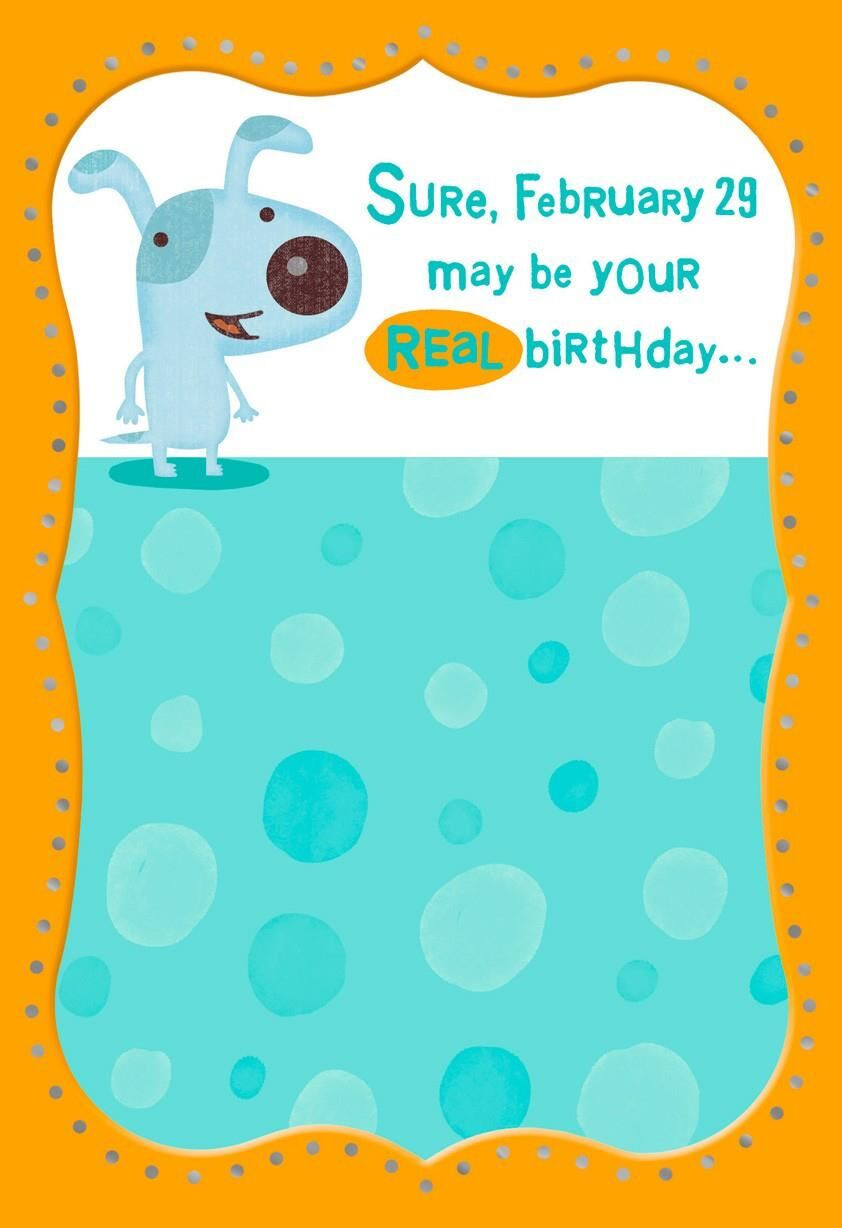 Leap Year Birthday Gift Ideas
 Happy Leap Year Birthday Card Greeting Cards Hallmark