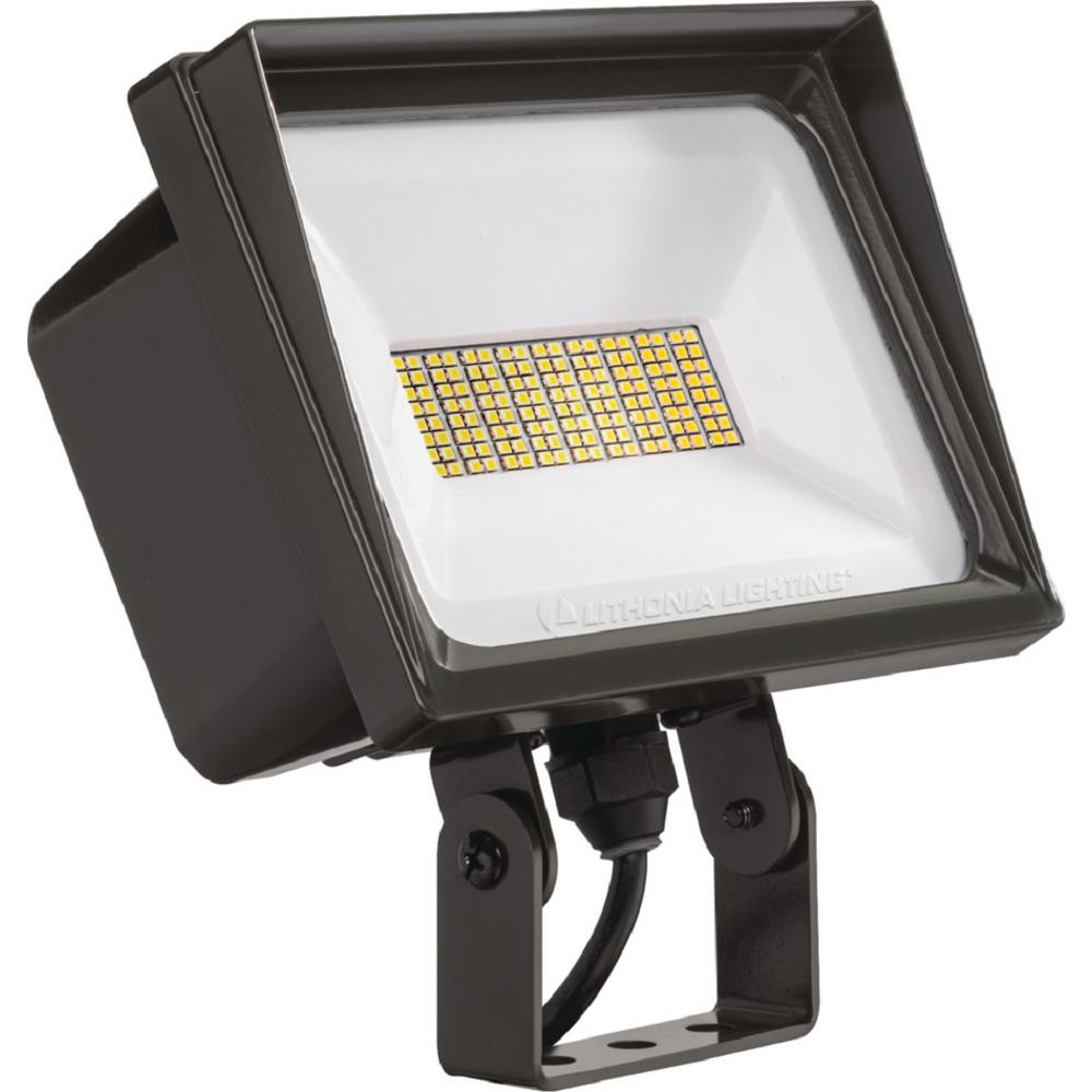 Led Landscape Flood Lights
 Lithonia Lighting QTE 66 Watt Dark Bronze Outdoor