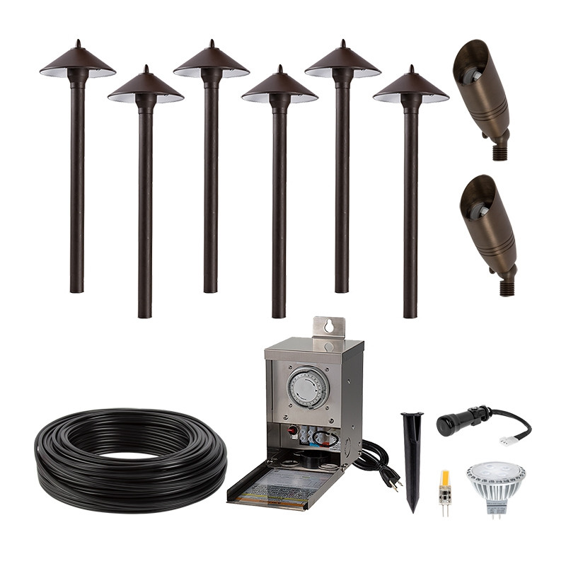 Led Landscape Lighting Kits
 LED Landscape Lighting Kit 6 1W LED Ready Path Lights