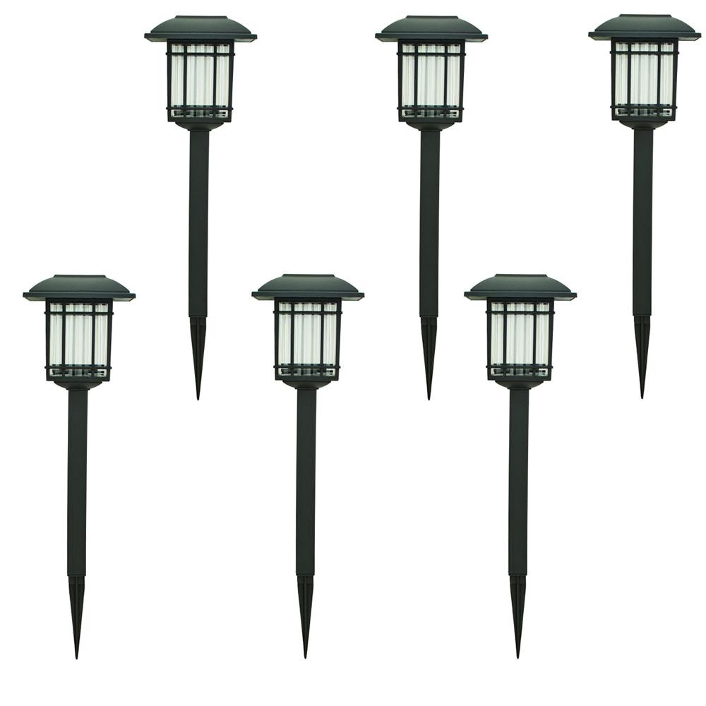 Led Landscape Path Lights
 6 Pack Solar Powered Pathway LED Light Garden Outdoor Lamp