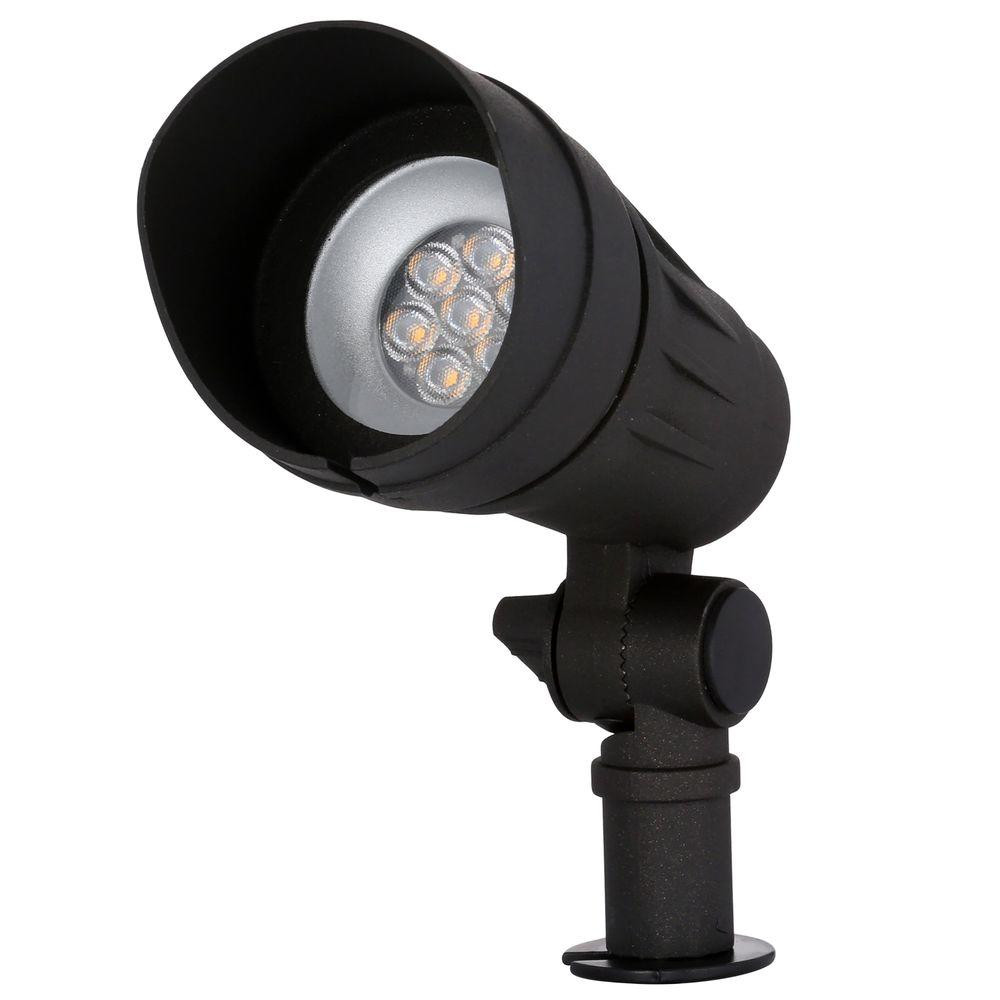 Led Landscape Spotlight
 Hampton Bay Low Voltage 50 Watt Equivalent Black Outdoor