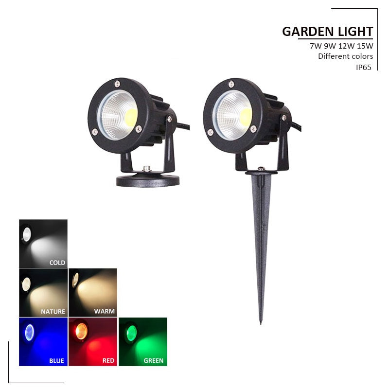 Led Landscape Spotlight
 Dimmable LED Spike Spot Light Outdoor Spotlight Landscape