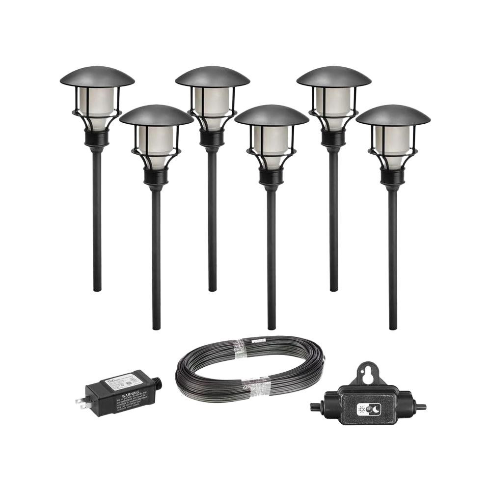 Led Low Voltage Landscape Lighting
 Hampton Bay Low Voltage Black Outdoor Integrated LED