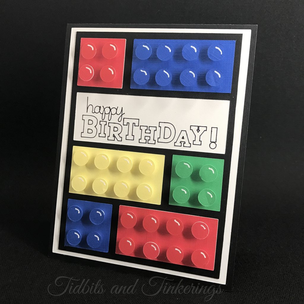 Lego Birthday Card
 Lego Birthday Card Tidbits and Tinkerings
