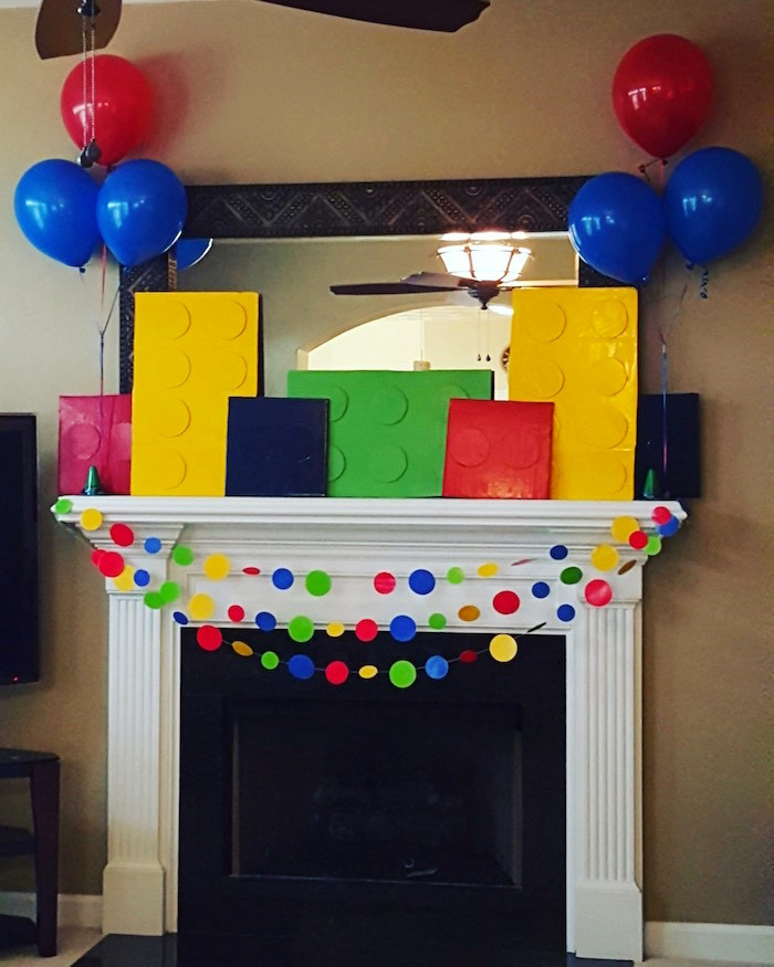 Lego Birthday Party Supplies
 Kara s Party Ideas Bright & Colorful Lego Birthday Party