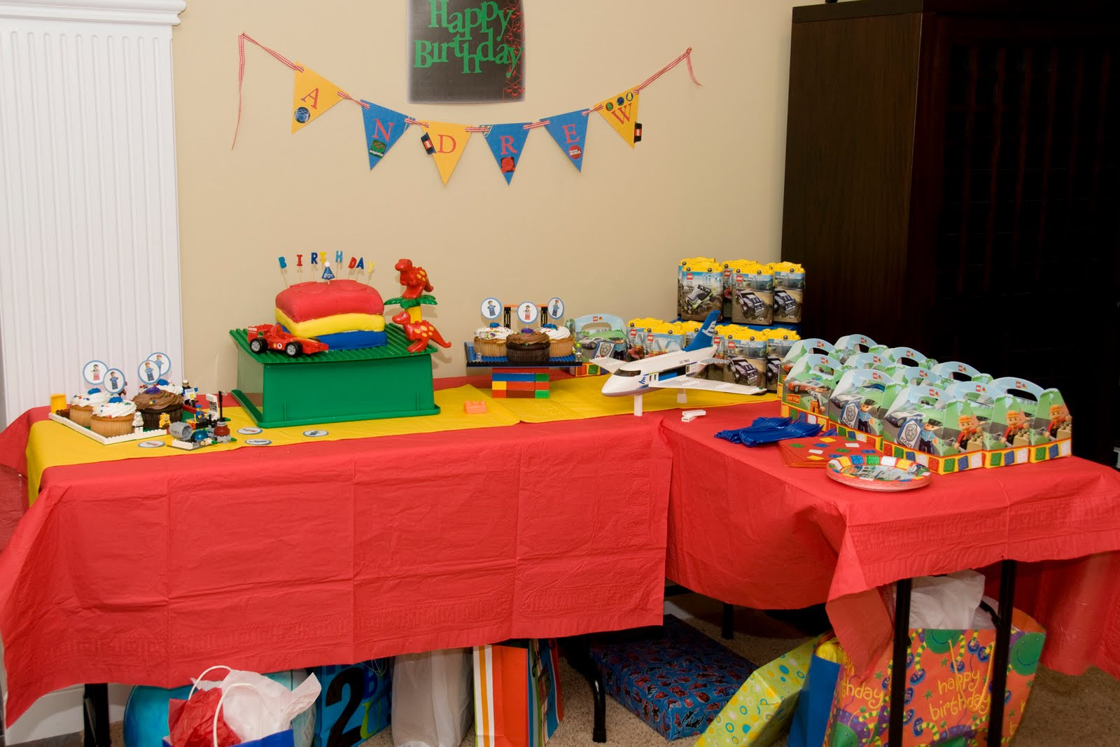 Lego Birthday Party Supplies
 Lego Birthday Party The Polkadot Chair