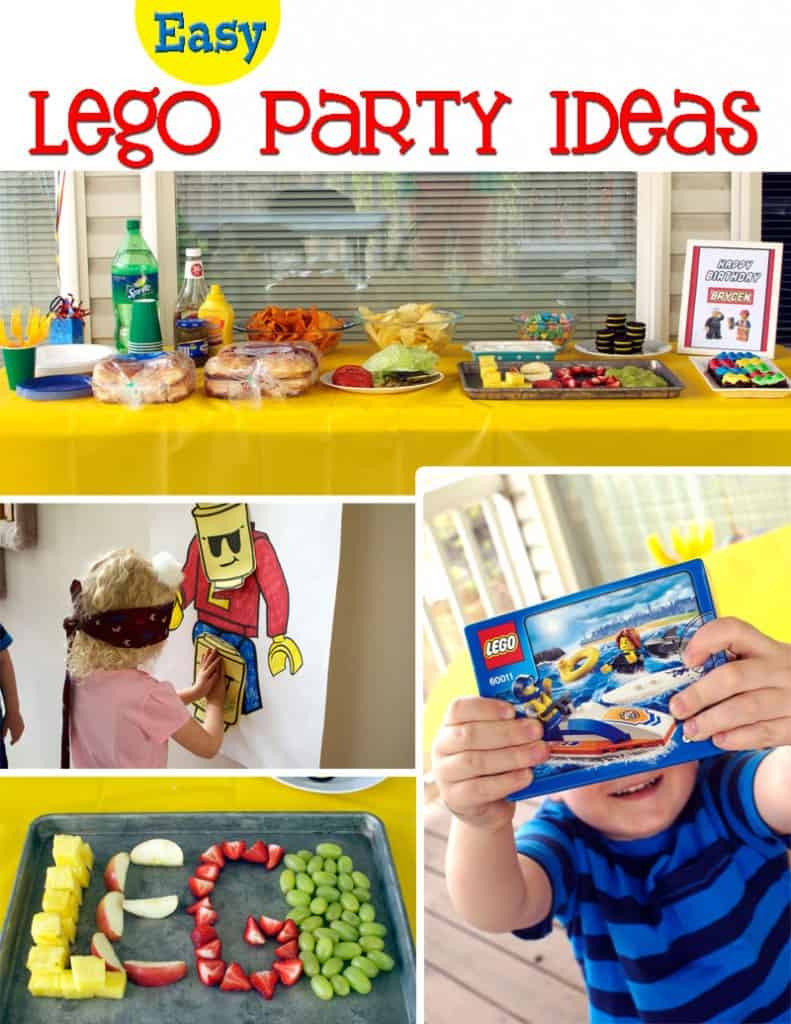 Lego Birthday Party Supplies
 Easy Lego Birthday Party Ideas Cupcake Diaries