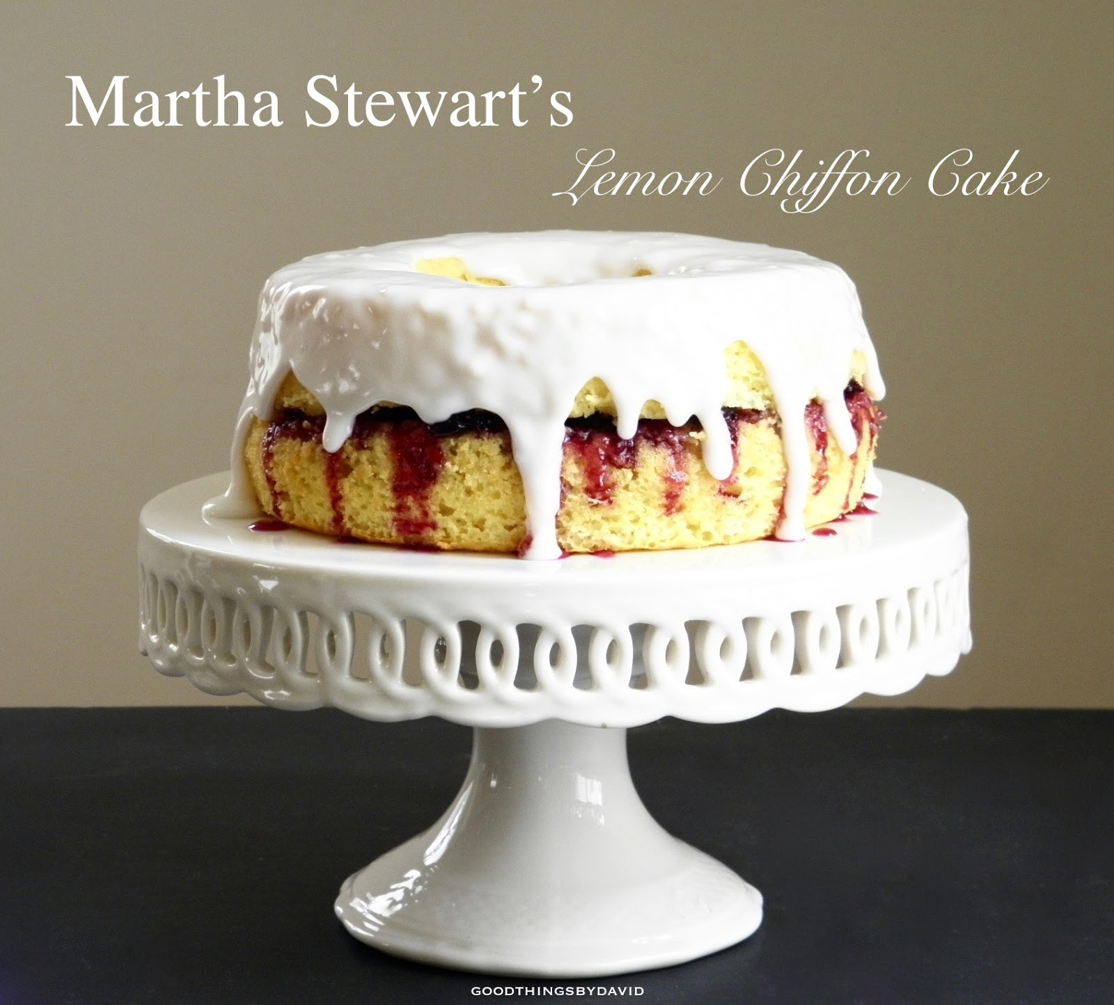 Lemon Cake Recipe Martha Stewart
 Good Things by David Martha Stewart s Lemon Chiffon Cake