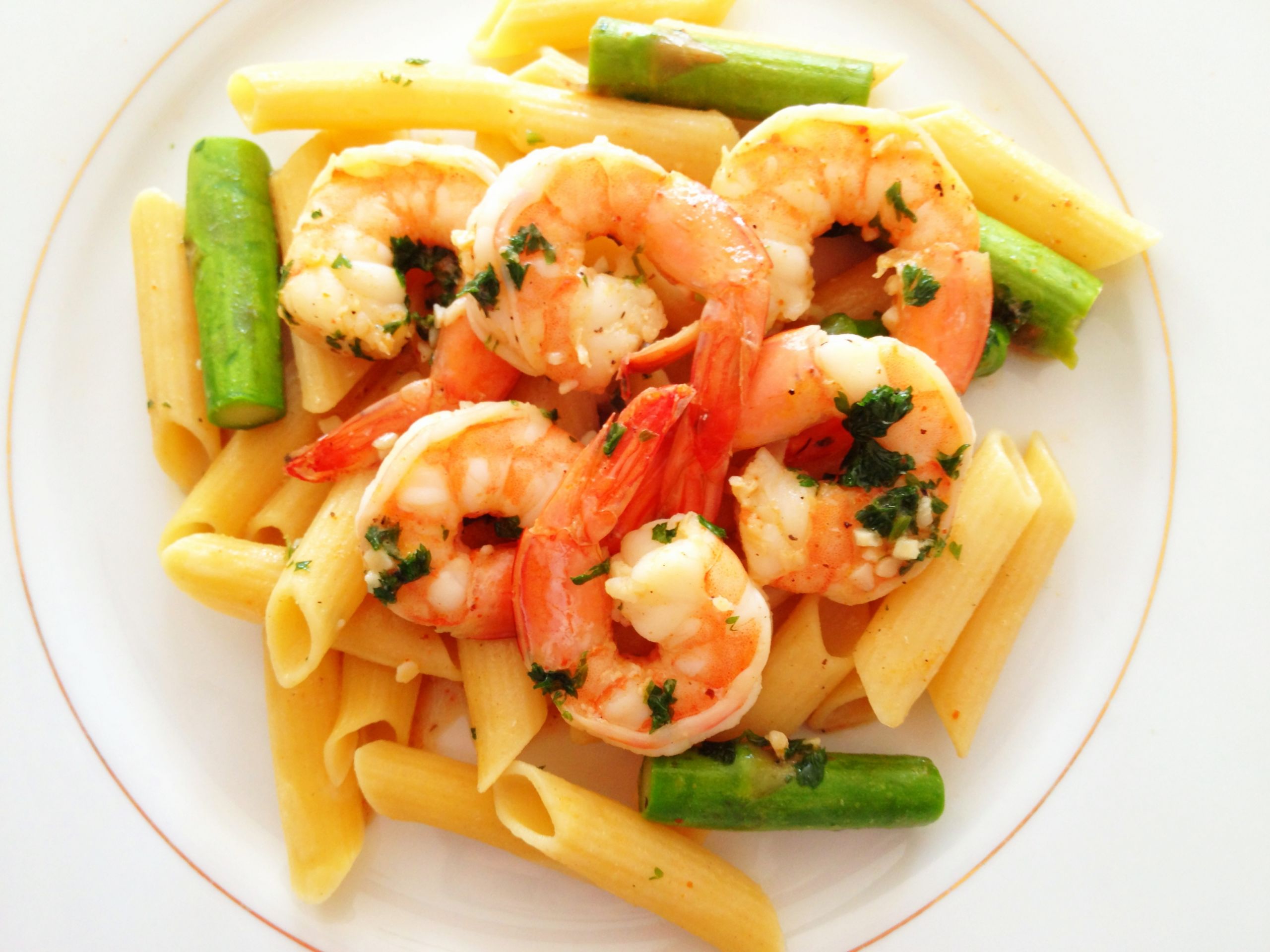 Lemon Pasta With Shrimp
 Lemon Garlic Shrimp With Quinoa Pasta — My Healthy Dish