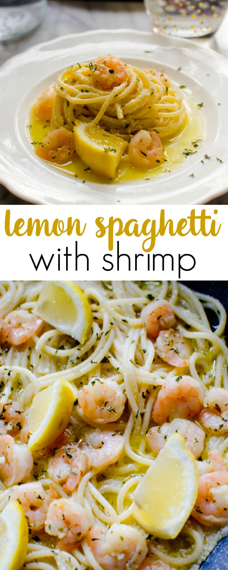 Lemon Pasta With Shrimp
 Lemon Spaghetti with Shrimp A Grande Life