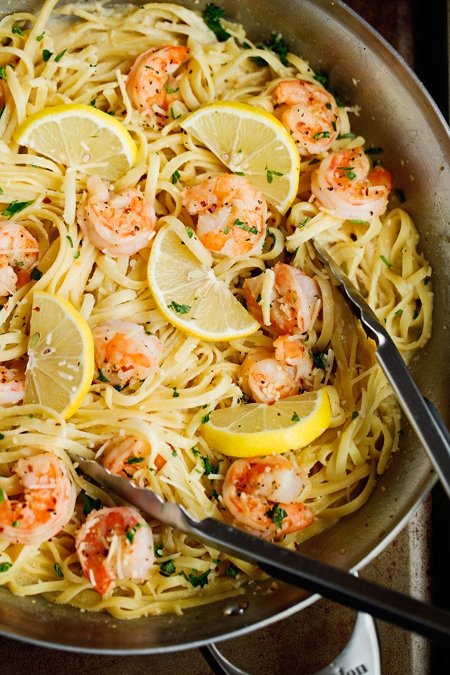 Lemon Pasta With Shrimp
 15 Pasta Recipes My Life and Kids