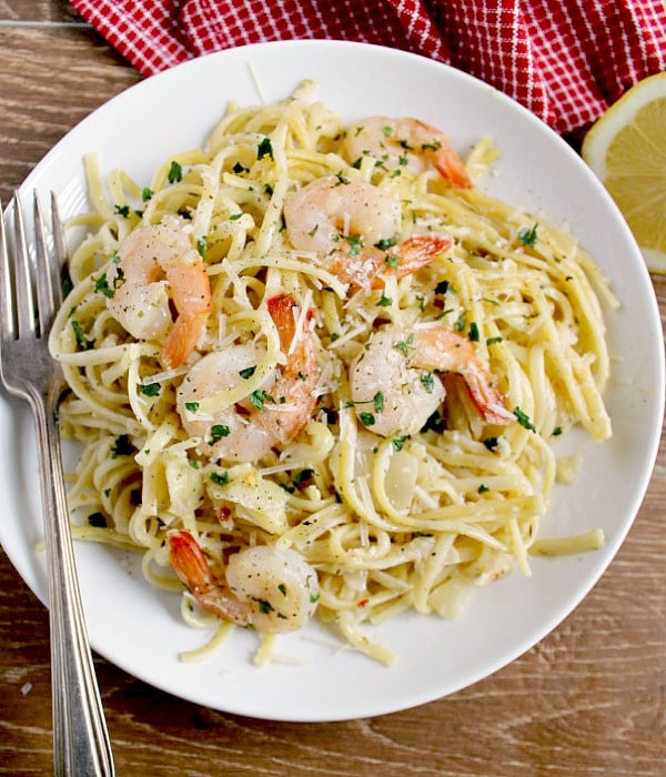 Lemon Pasta With Shrimp
 Lemon Garlic Parmesan Shrimp Pasta New South Charm