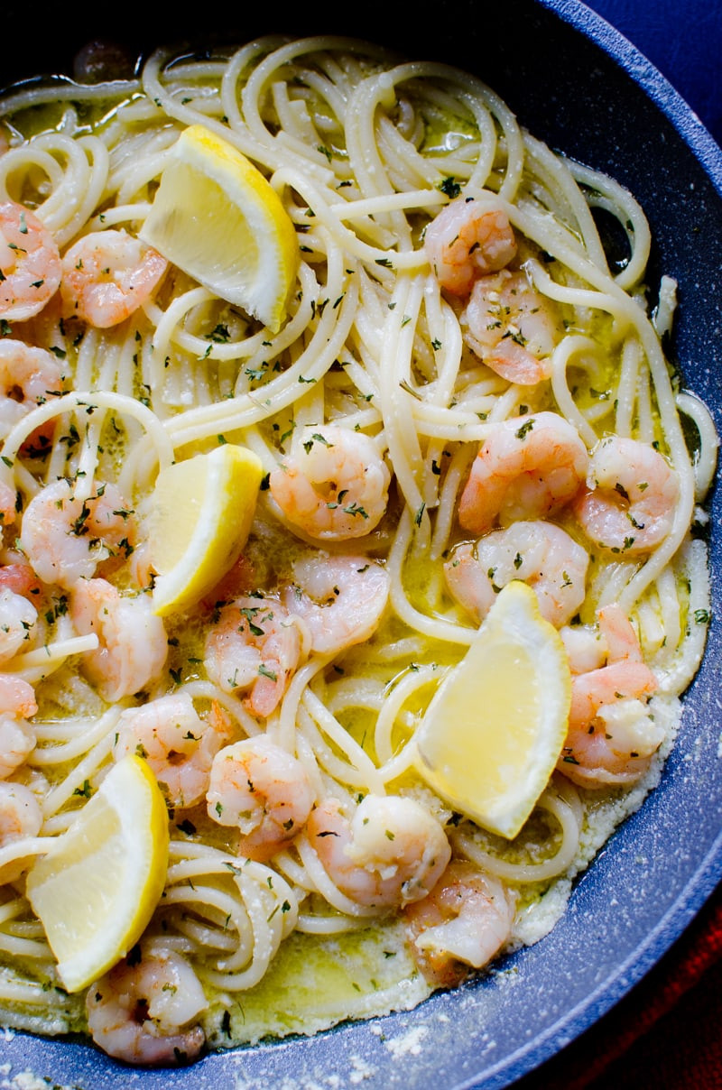 Lemon Pasta With Shrimp
 Lemon Spaghetti with Shrimp A Grande Life