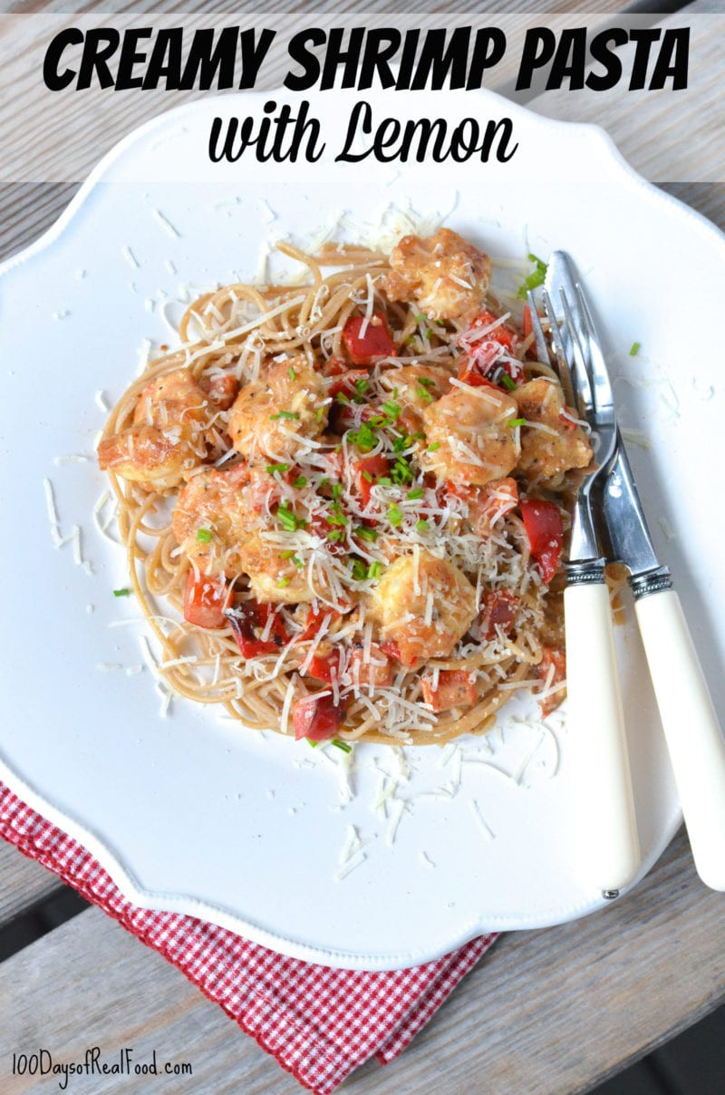 Lemon Pasta With Shrimp
 Creamy Shrimp Pasta with Lemon