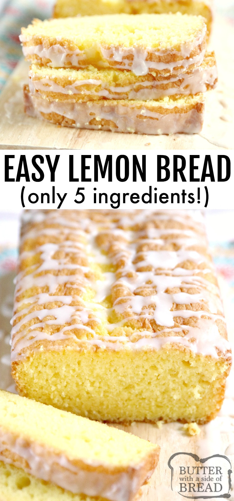 Lemon Quick Bread Recipes
 EASY LEMON BREAD Butter with a Side of Bread