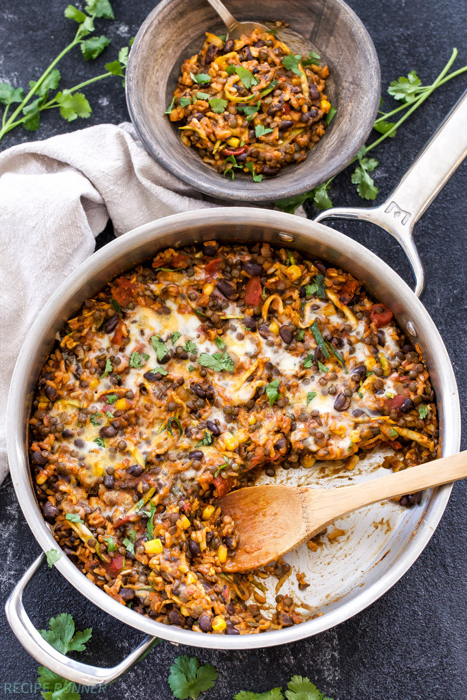 Lentil And Rice Recipes
 e Pot Cheesy Mexican Lentils Black Beans and Rice