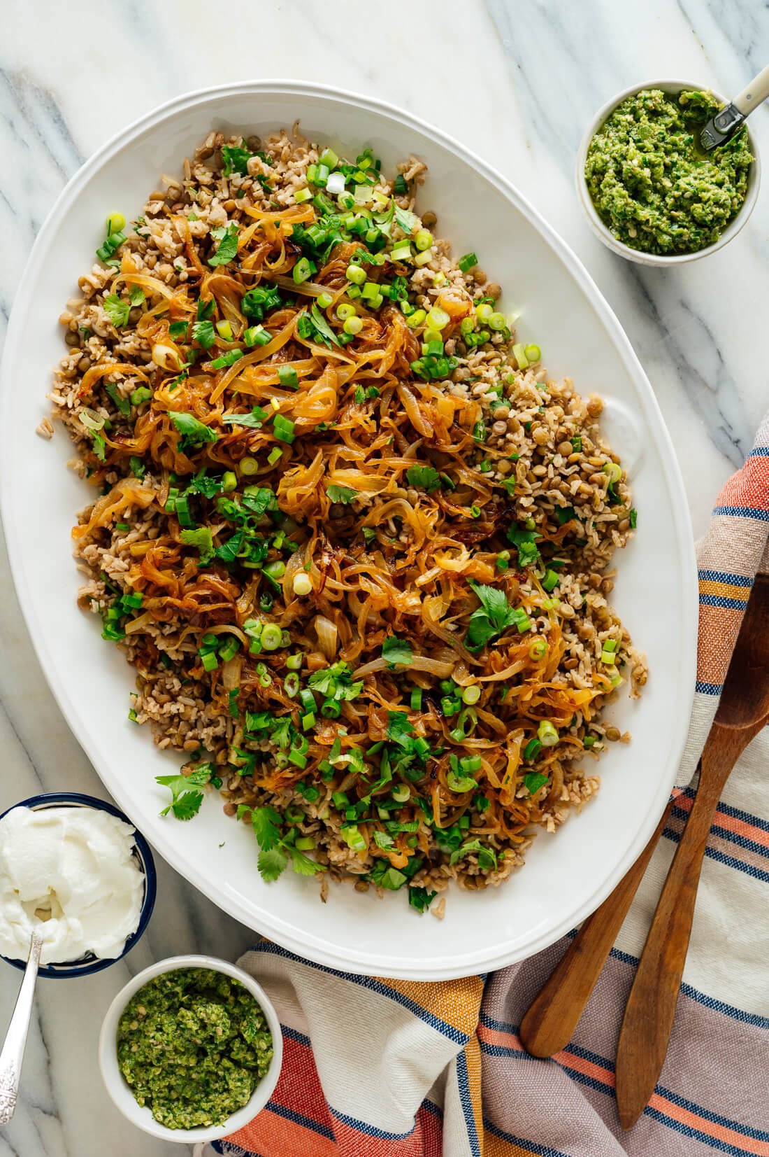 Lentil And Rice Recipes
 Mujadara Lentils and Rice with Caramelized ions