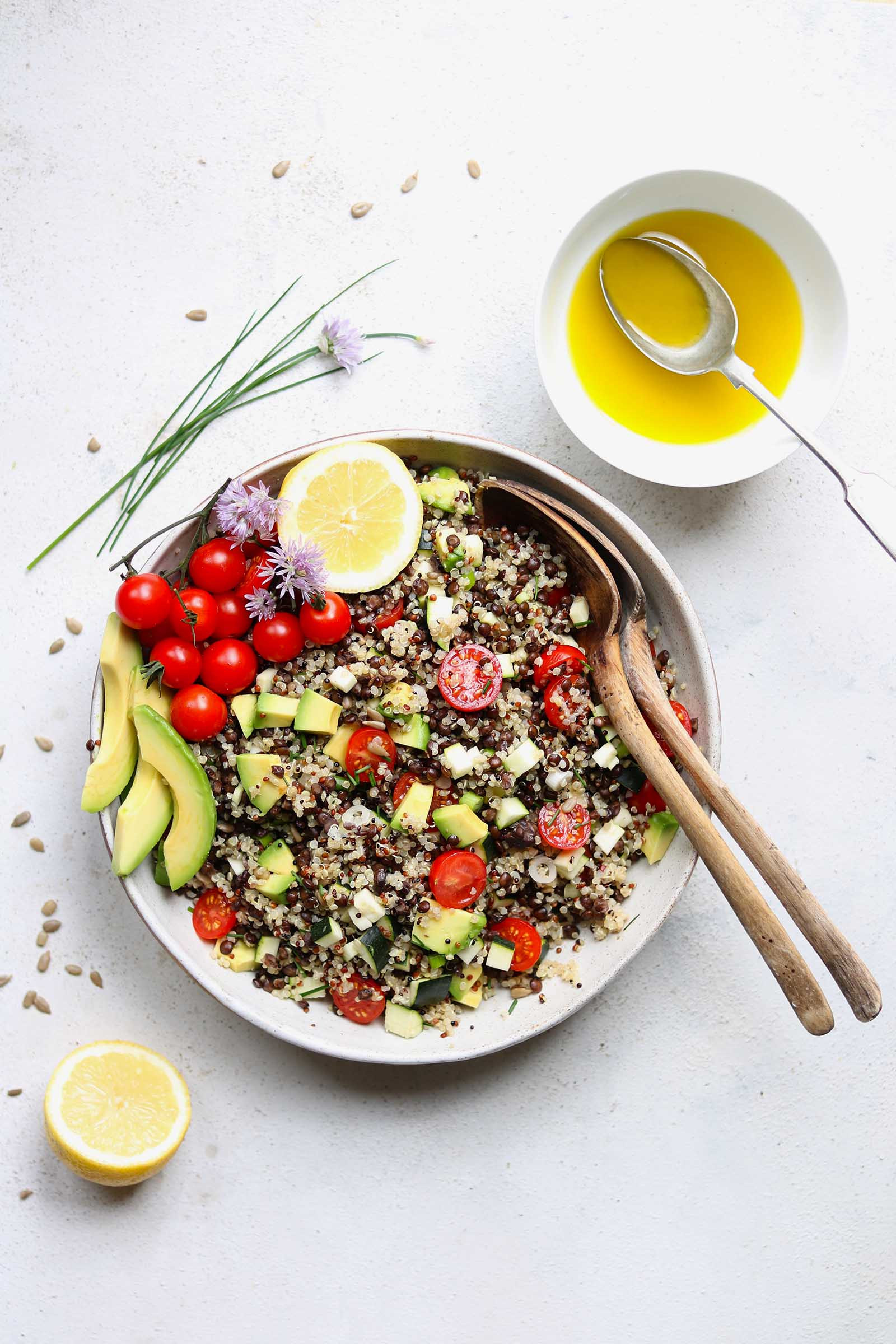 Lentil Quinoa Salad
 Quinoa Lentil Salad with Tomatoes The Last Food Blog