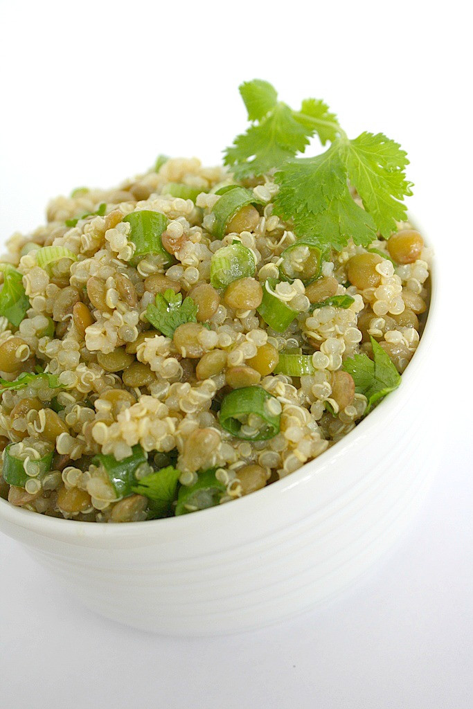 Lentil Quinoa Salad
 The Garden Grazer Lentil Quinoa Salad