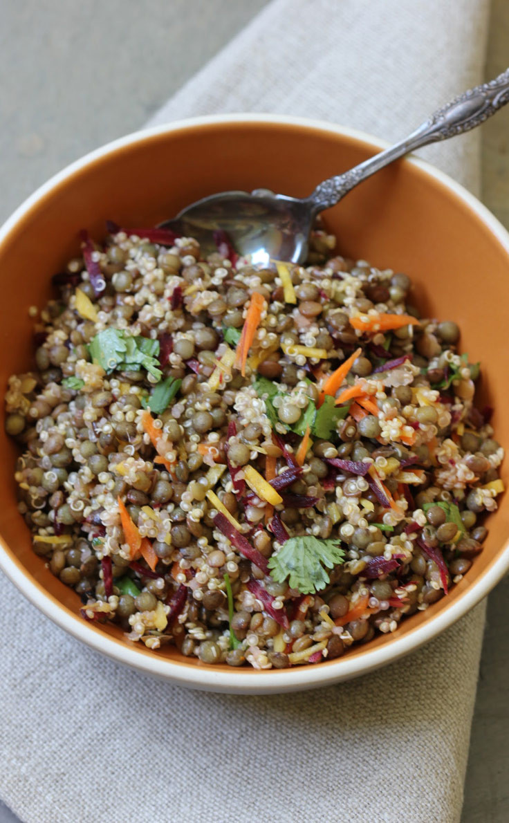 Lentil Quinoa Salad
 melissa d arabian lentil quinoa salad recipe