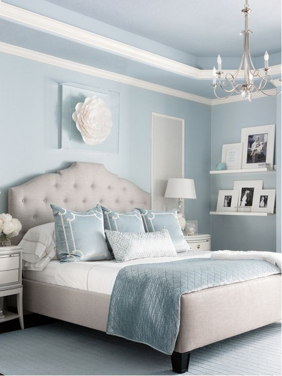 Light Blue Paint For Bedroom
 Benjamin Moore Brittany Blue Bedroom Interiors By Color