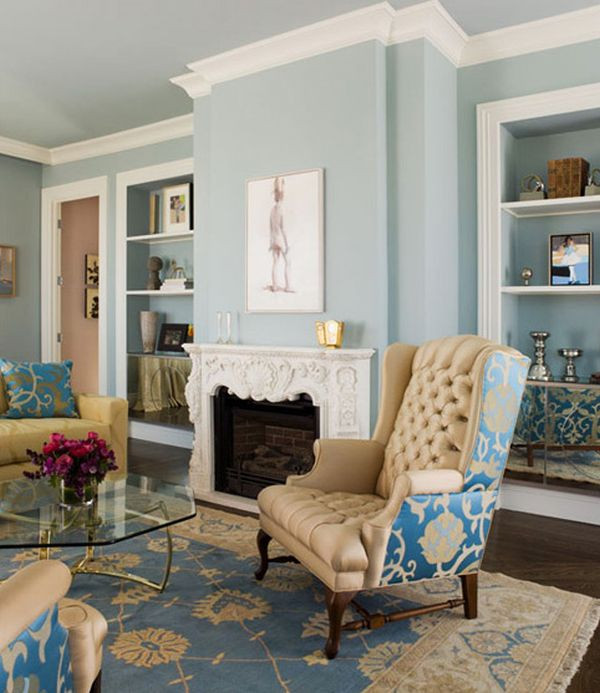 Light Blue Walls Living Room
 Light Blue Living Room Ideas