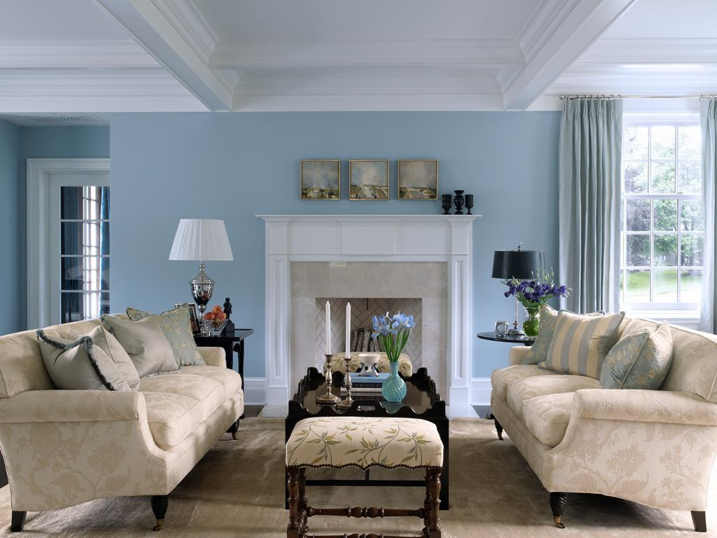 Light Blue Walls Living Room
 How to decorate light blue living room walls