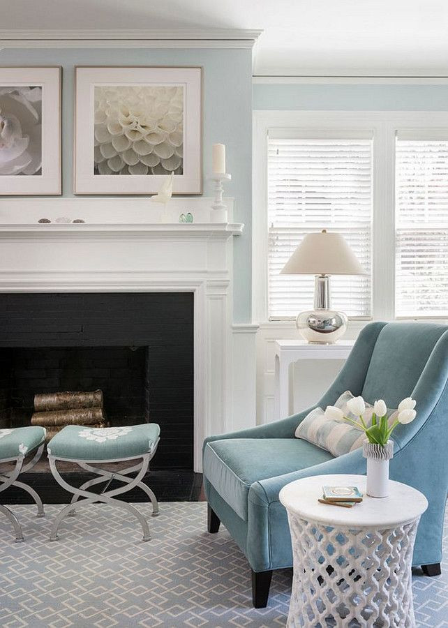 Light Blue Walls Living Room
 LivingRoom Love this light blue is soooo calming