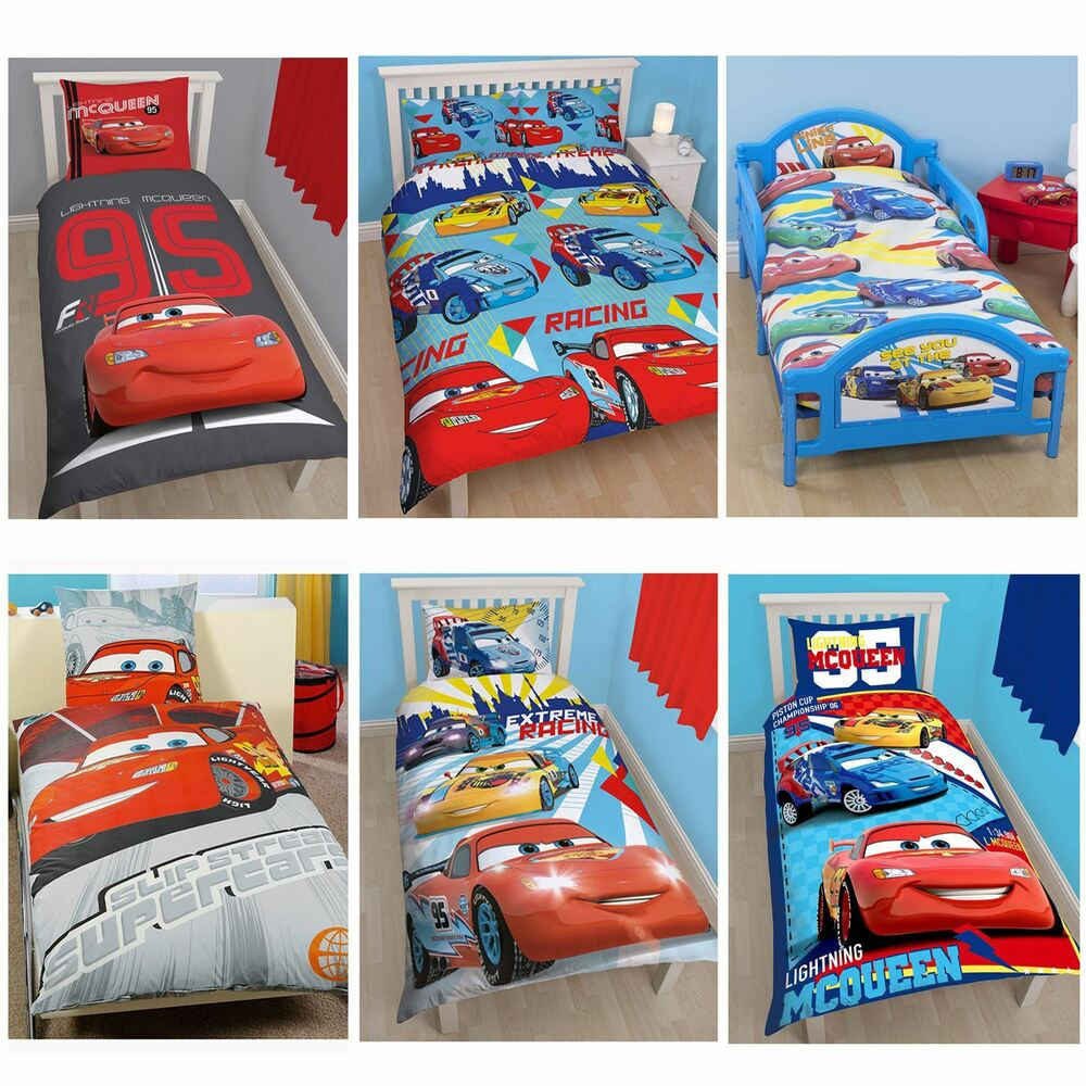 Lightning Mcqueen Bedroom Sets
 DISNEY CARS DUVET COVERS SINGLE DOUBLE & JUNIOR BEDDING