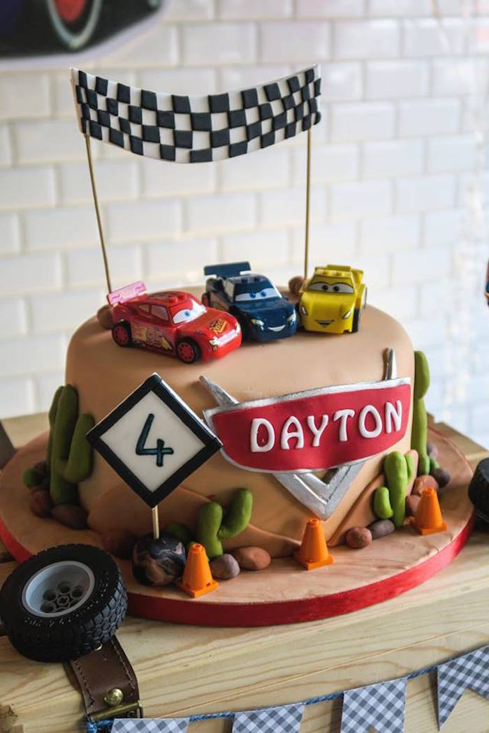 Lightning Mcqueen Birthday Party
 Kara s Party Ideas Lightning McQueen Cars Birthday Party