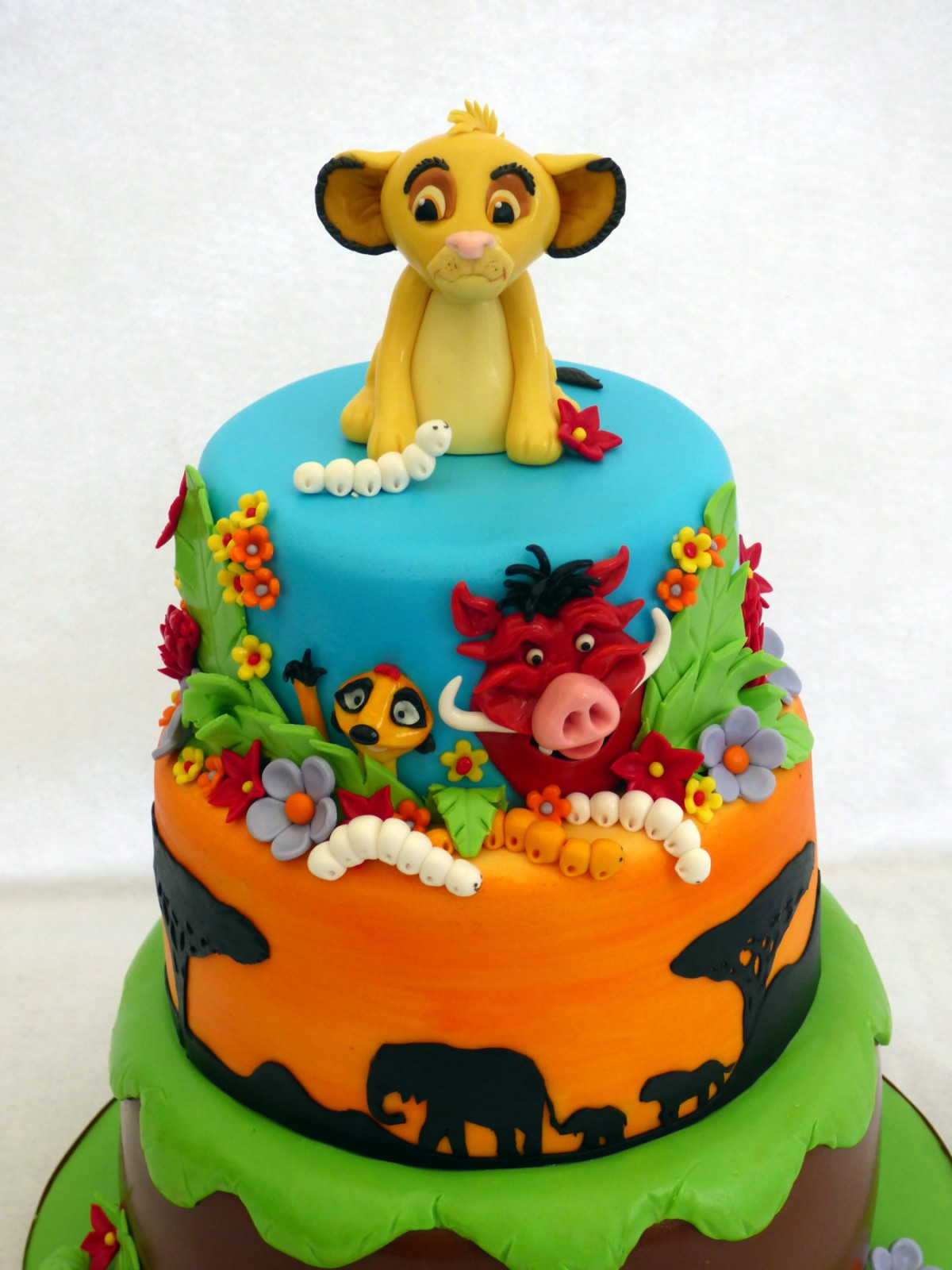 Lion King Birthday Cake
 Lion King 3 Tier Birthday Cake Susie s Cakes