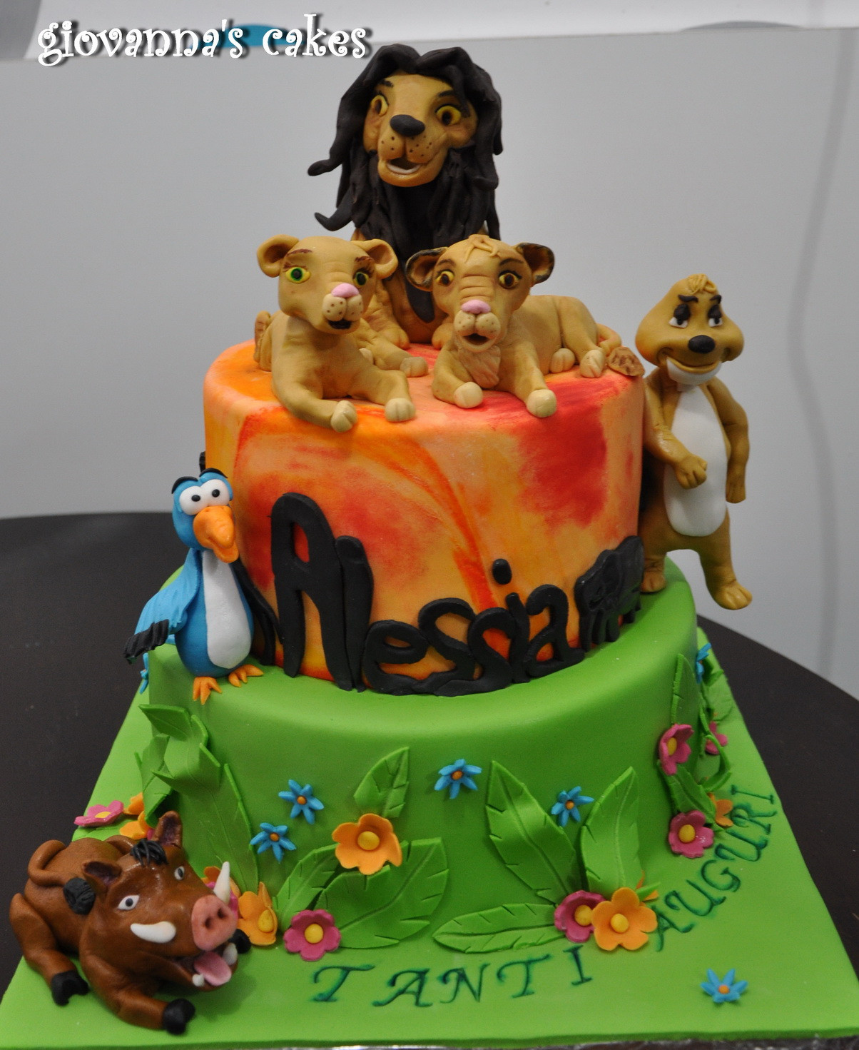 Lion King Birthday Cake
 giovanna s cakes Lion King themed cake