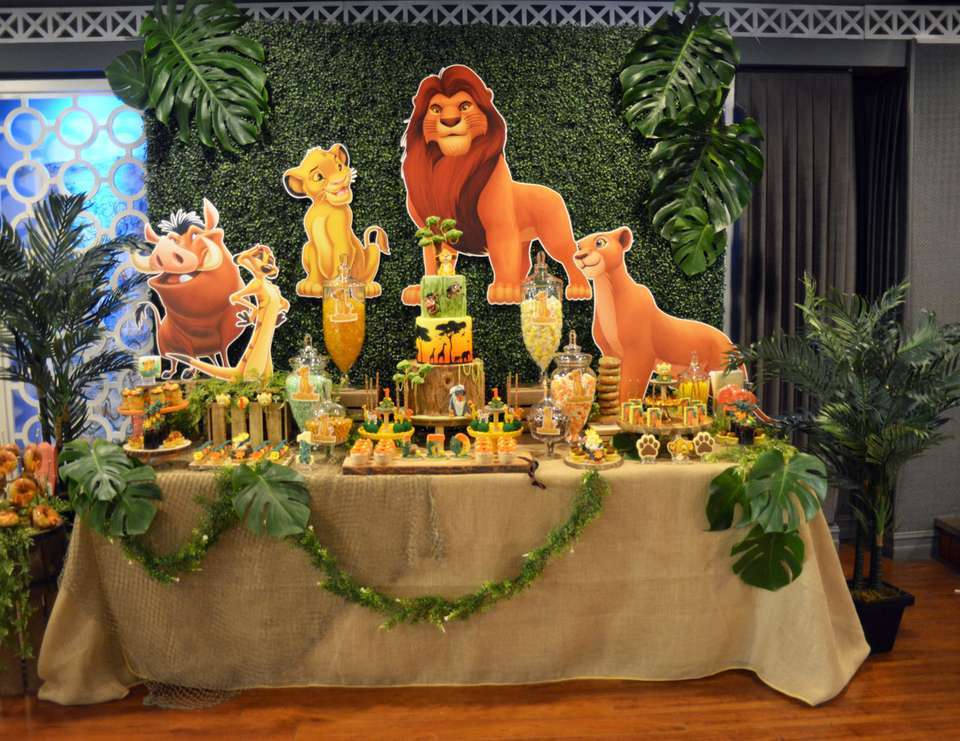 Lion King Birthday Party
 Safari Birthday "Leo s Lion King inspired 1st birthday