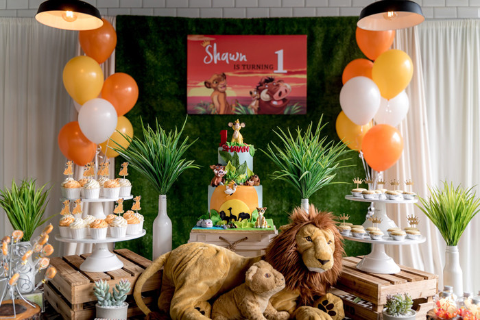 Lion King Birthday Party Ideas
 Kara s Party Ideas Simba & Friends Lion King Birthday