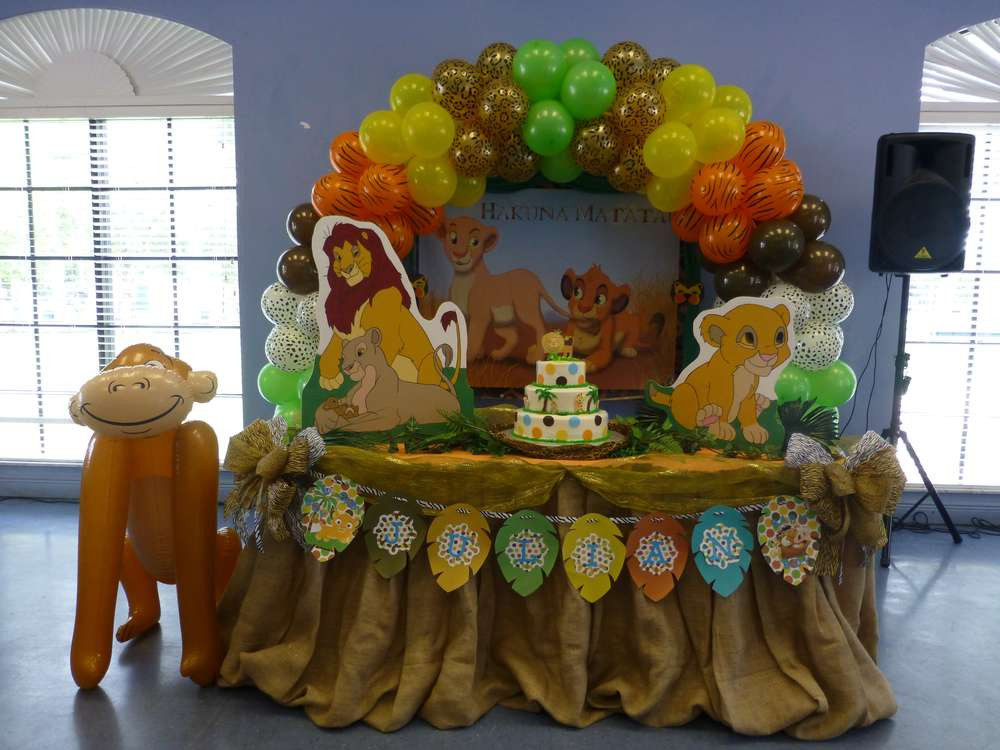 Lion King Birthday Party Ideas
 Baby Lion King Baby Shower Party Ideas
